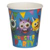 Színes Szörnyek Papírpohár Szett - 270ml, 6 db