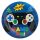 Kék „Game On” Kontroller Mintás Papír Tányér Szett - 18 cm, 6 db