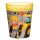 Sárga Műanyag Partipohár Építkezési Járművekkel "Party Time" 250ml