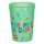 Újrafelhasználható Menta Zöld Műanyag Partipohár „Happy Birthday” Felirattal 300ml