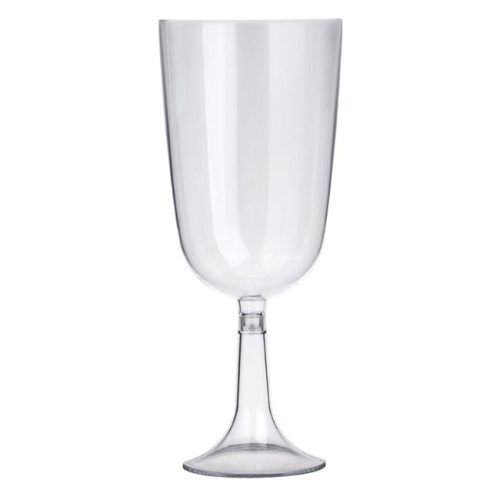 Óriás Talpas Partipohár Átlátszó Műanyagból, 1655 ml