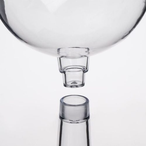 Óriás Talpas Partipohár Átlátszó Műanyagból, 1655 ml