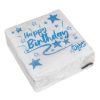 Happy Birthday Csillagos Egyszintes Szalvéta 33x33cm - 40 db
