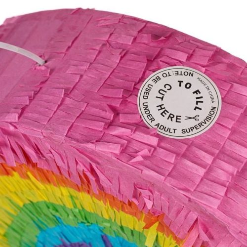 Szivárvány Formájú Party Piñata – 45x10x33 cm