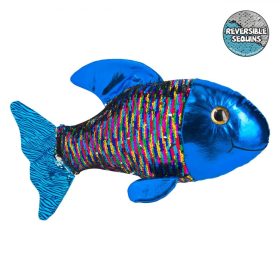 Flitteres kék hal 42 cm