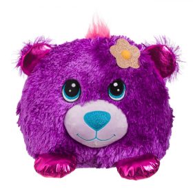 Lila medve - puha plüss labda 30 cm