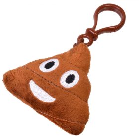 Pou Emoji plüss kulcstartó