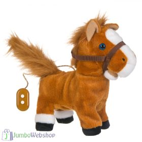 Távirányítós lovacska plüss hanggal
