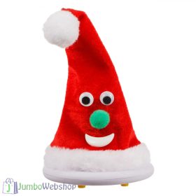 Interaktív éneklő, táncoló Mikulás kalap