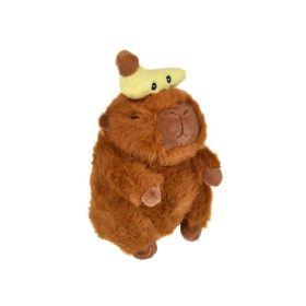 Capybara Plüssjáték Banánnal, 10x10x20cm