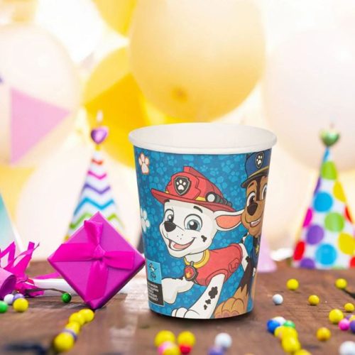 PAW Patrol Mintás Papír Partipoharak 240 ml – 6 db