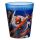 Újrahasználható kék Spiderman party pohár 250 ml