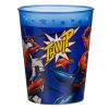 Újrahasználható kék Spiderman party pohár 250 ml
