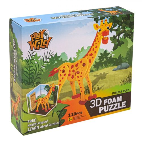 3D puzzle 110 darabos - Zsiráf