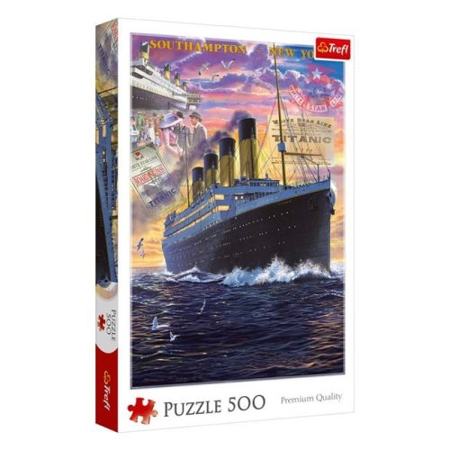Trefl Titanic Újságcikkek Puzzle (500 darabos)