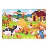 Tanyasi állatok és gazda puzzle (24 darabos)