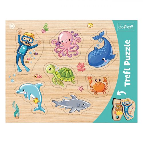  Puzzle -Tengeri állatok (7 darab) 