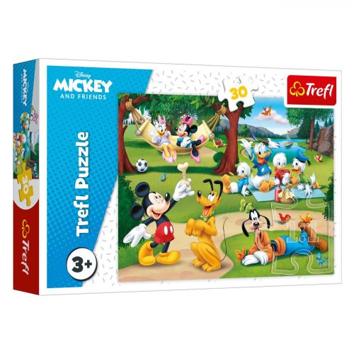 Mickey egér és barátai az erdőben puzzle (30 db-os) - Trefl