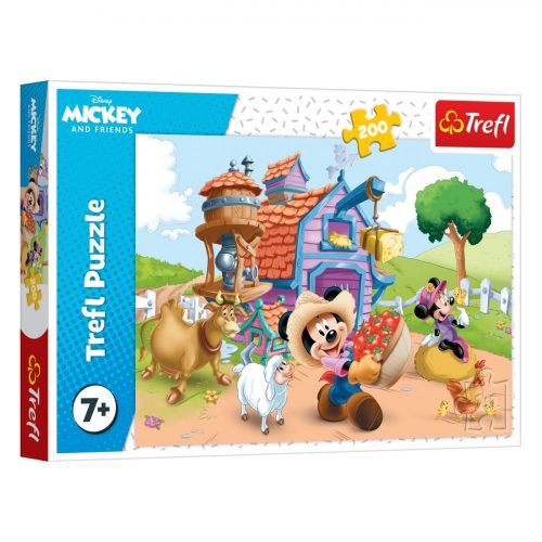 Puzzle-Mickey a Farmon (200 darab)