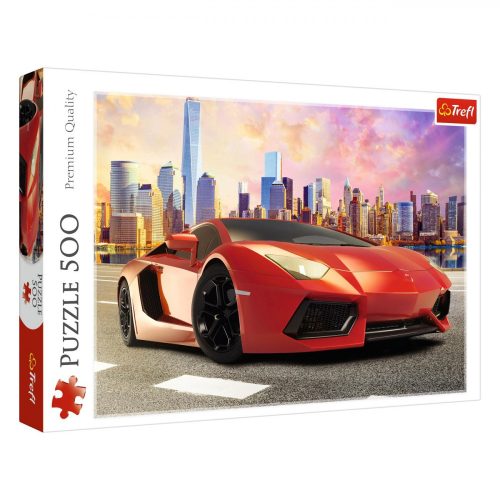 Lamborghini Piros Puzzle (500 darabos) - Trefl