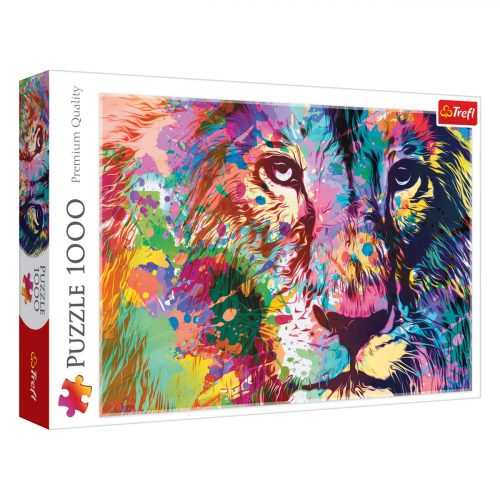 Színes oroszlán puzzle (1000 darab)