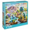 Kerek Dinoszaurusz Puzzle (70 darabos)