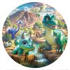 Kerek Dinoszaurusz Puzzle (70 darabos)