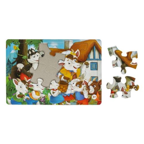 A farkas és a 7 kecskegida puzzle (15 darabos)