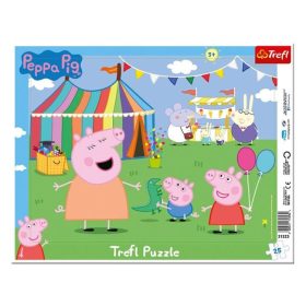 Peppa Malac a cirkuszban 25 db-os puzzle - Trefl