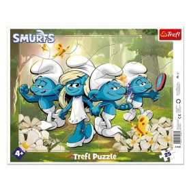   Hupikék Törpikék Puzzle - Törpilla az erdőben (25 db-os) - Trefl