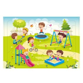 Gyerek Puzzle - Játszótér (24 darabos)