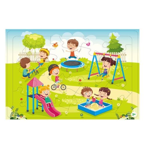 Gyerek Puzzle - Játszótér (24 darabos)