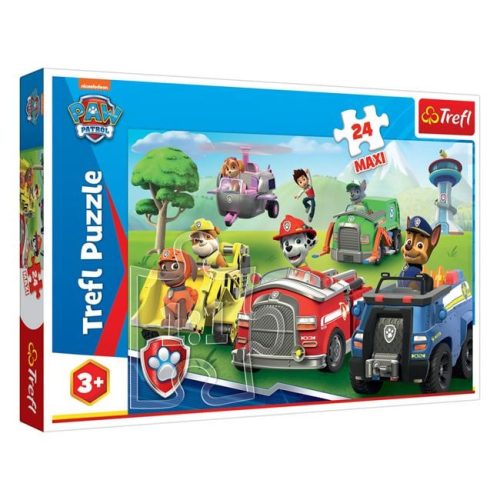 Mancs Őrjárat Járművek Puzzle (24 db-os) - Trefl