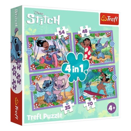 Lilo és Stitch 4 az 1-ben puzzle - Trefl