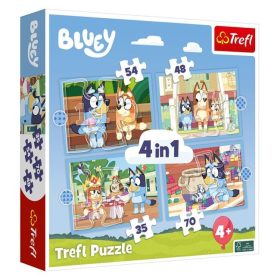 Bluey 4 az 1-ben puzzle készlet - Trefl