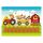 Állatfarm és traktor puzzle (35 darabos Jumbo készlet)
