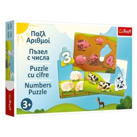 Trefl Számok és Állatok - Oktató Puzzle