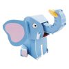 3D Mozgó Elefánt Építőjáték - 16 darabos puzzle
