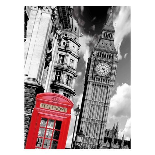 Big Ben és Piros Telefonfülke Puzzle (500 darabos)