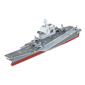 3D Repülőgép-hordozó Hajómodell Puzzle (30 darabos)