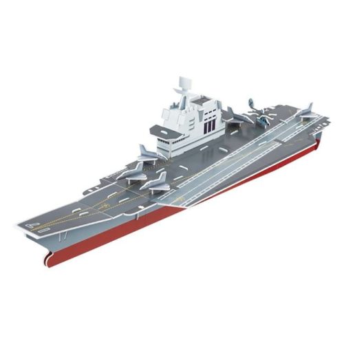 3D Repülőgép-hordozó Hajómodell Puzzle (30 darabos)