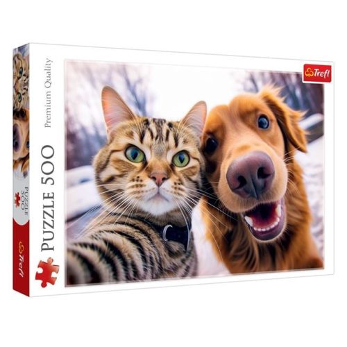 Kutya és Macska Puzzle (500 db-os) - Trefl
