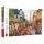 Trefl Párizs Puzzle - Eiffel-torony, lány kutyával és bisztró (1000 db)