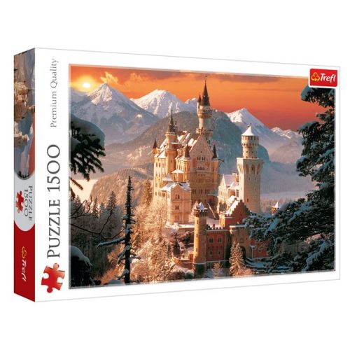 Trefl Neuschwanstein Kastély Havas Táj Puzzle (1500 darabos)
