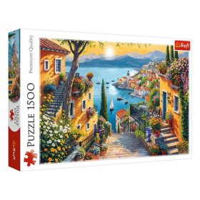 Kikötő felé vezető út puzzle (1500 darabos) - Trefl