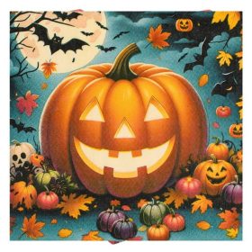 Halloween tök mintás parti szalvéta 33x33cm – 12 db