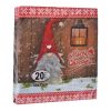 Karácsonyi szalvéta Mikulás Gnómmal és lámpással – 20 db