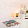Karácsonyi törpés hópelyhes „Merry Christmas” parti szalvéta 33×33 cm – 10 db