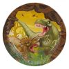Dinoszauruszos Party Papírtányér - 23 cm, 6 db