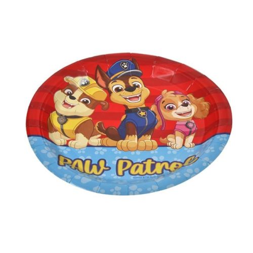 PAW Patrol Mintás Papír Tányérok Ø18 cm – 6 db